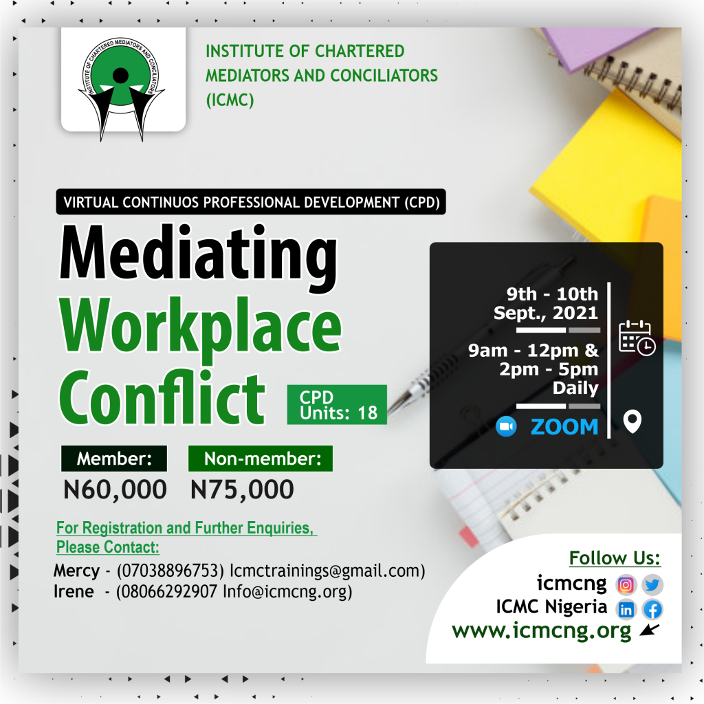 Mediating Workplace Conflict