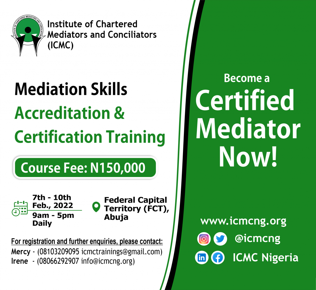 Mediation training