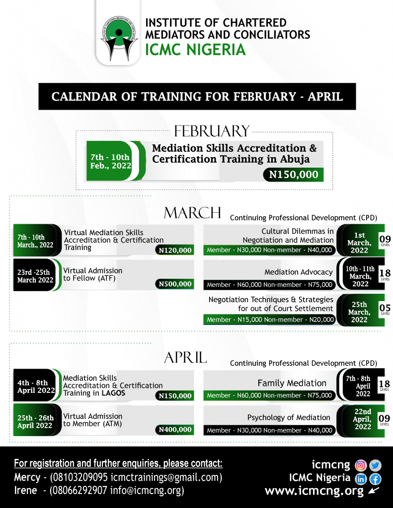 ICMC trainings
